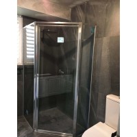 Custom Made Fully Framed Diamond Shower Screen